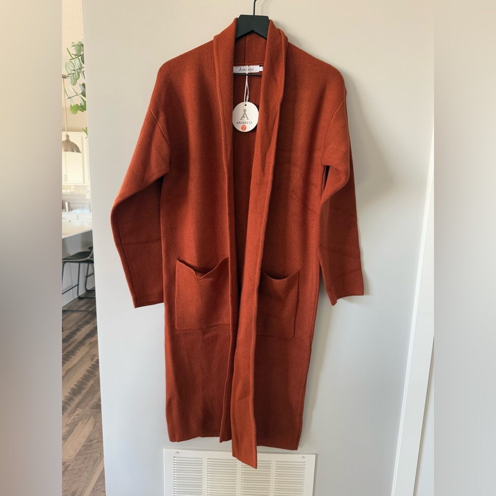 Long cozy cardigan